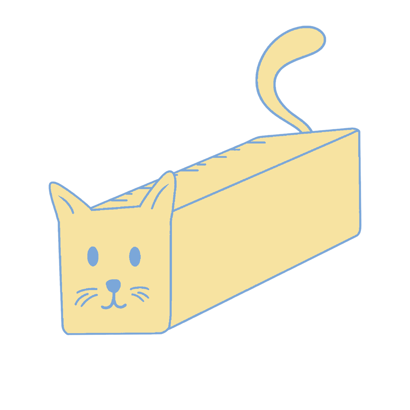 Butter Cat, a stick of butter with a cat face