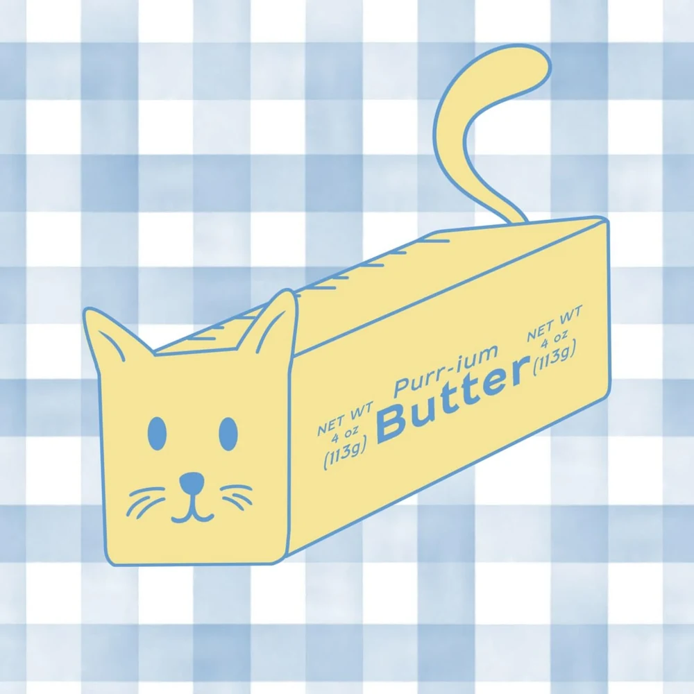 The original Butter Cat wrapper
